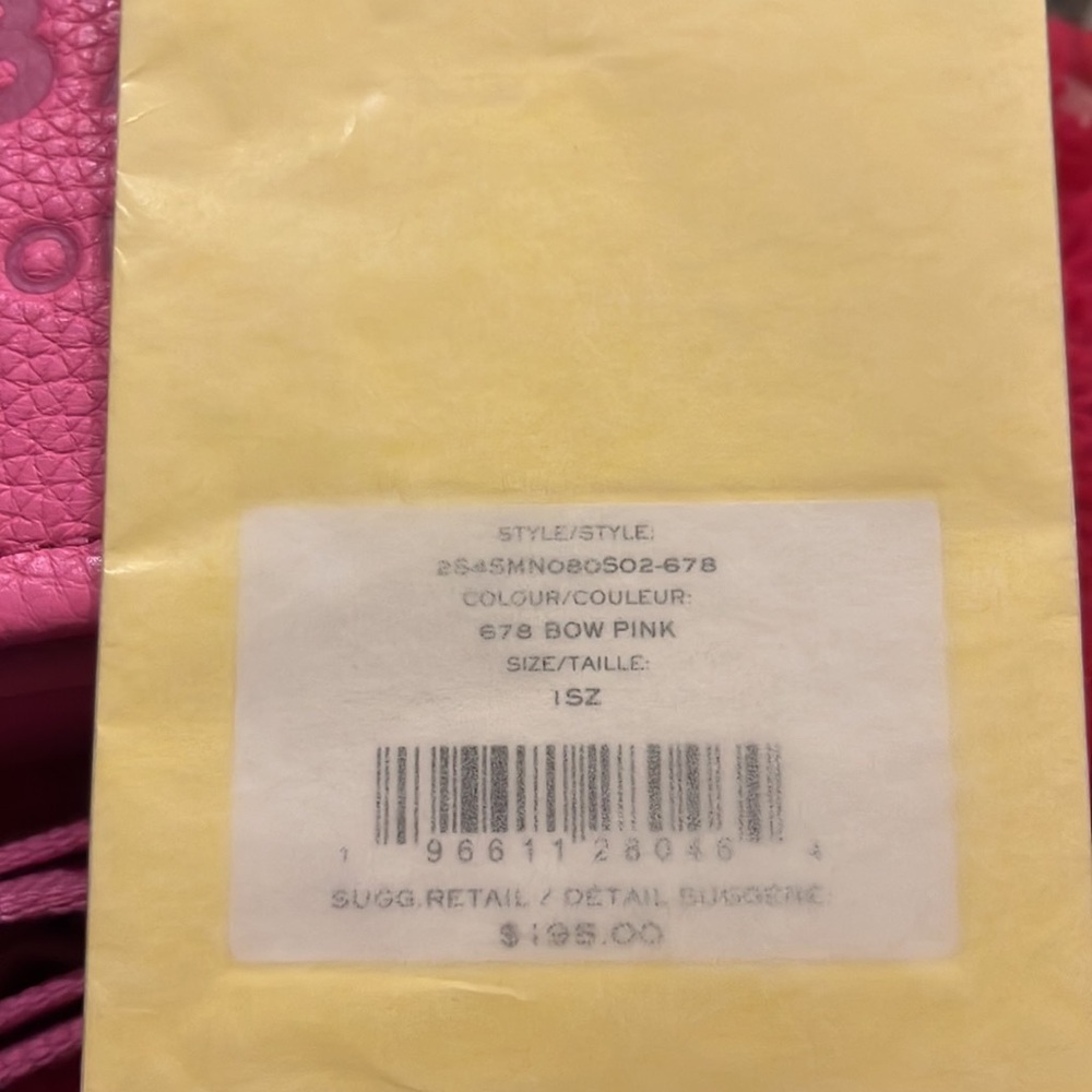 marc jacobs bow pink mini bag - Picture 6 of 8